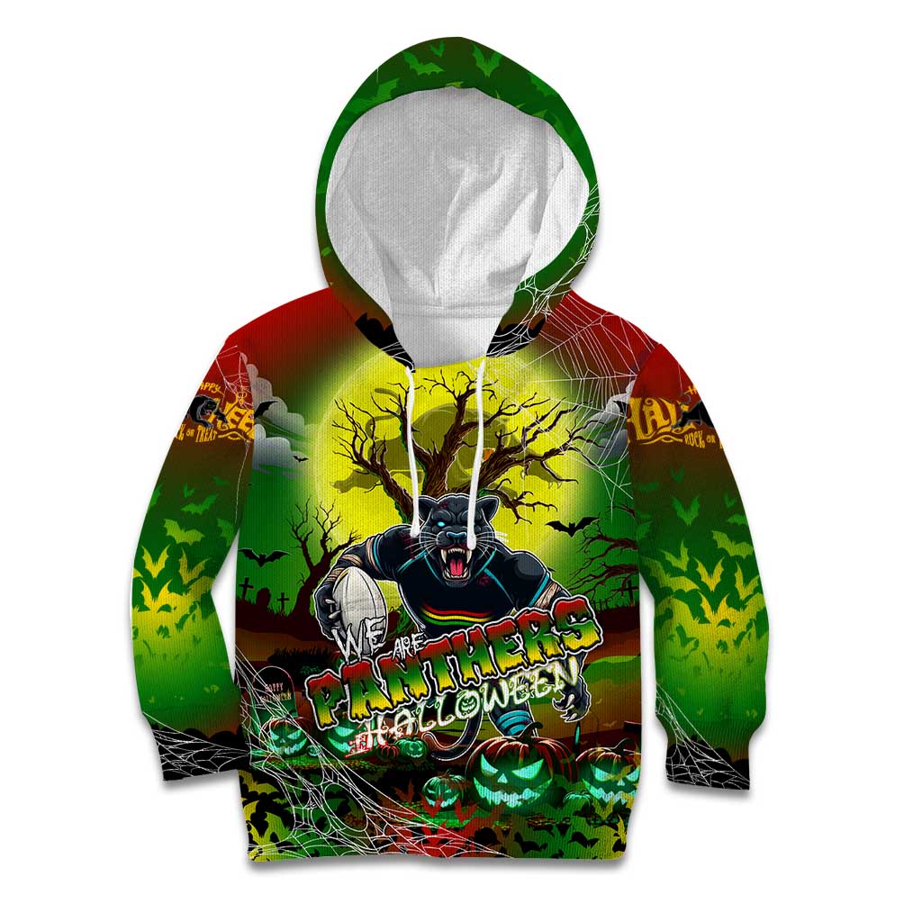 We Are Panthers Halloween Kid Hoodie Pumpkin Scary Spooky Season - Aussie Hoodie