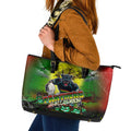 We Are Panthers Halloween Leather Tote Bag Pumpkin Scary Spooky Season - Aussie Hoodie