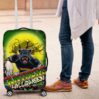 We Are Panthers Halloween Luggage Cover Pumpkin Scary Spooky Season - Aussie Hoodie