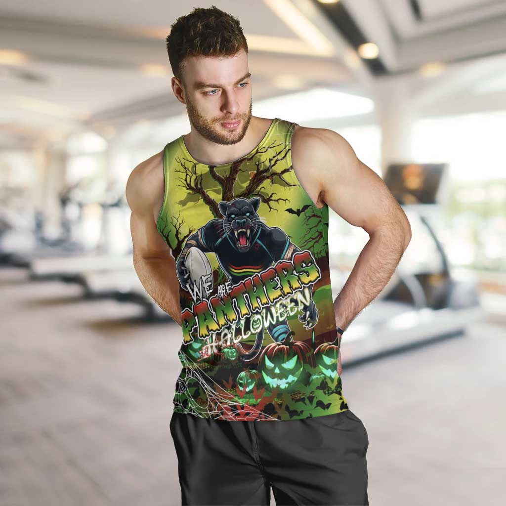 We Are Panthers Halloween Men Tank Top Pumpkin Scary Spooky Season - Aussie Hoodie