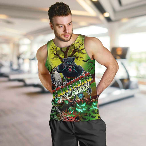 We Are Panthers Halloween Men Tank Top Pumpkin Scary Spooky Season - Aussie Hoodie