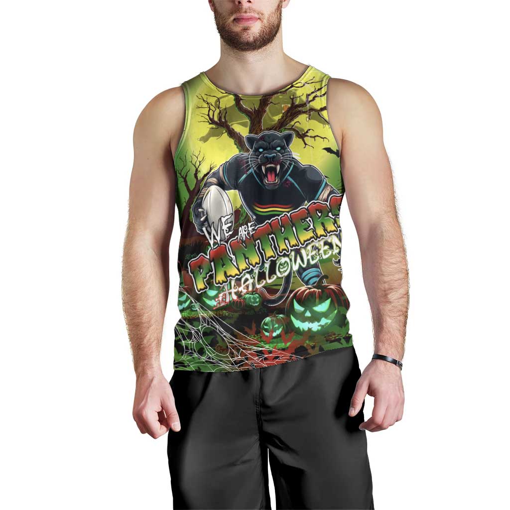 We Are Panthers Halloween Men Tank Top Pumpkin Scary Spooky Season - Aussie Hoodie