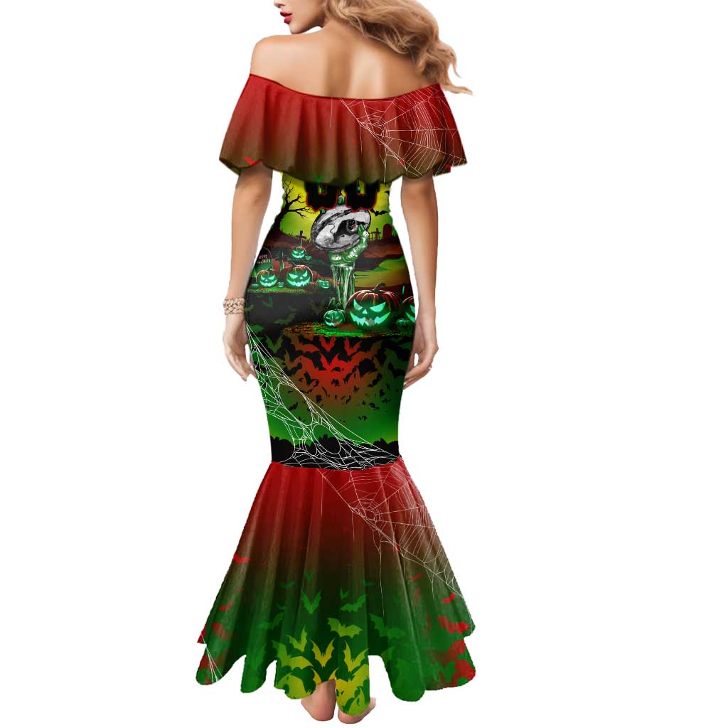 We Are Panthers Halloween Mermaid Dress Pumpkin Scary Spooky Season - Aussie Hoodie