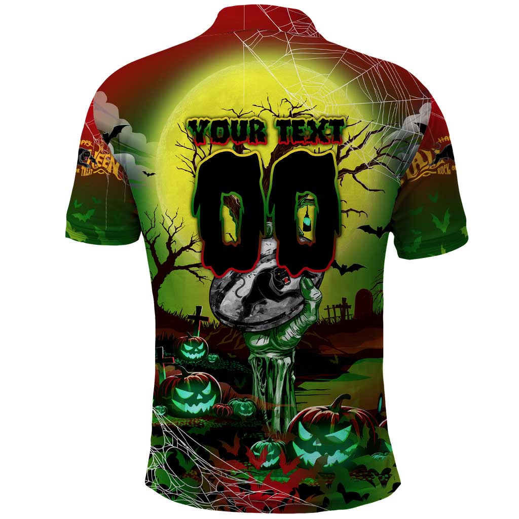 We Are Panthers Halloween Polo Shirt Pumpkin Scary Spooky Season - Aussie Hoodie