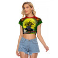 We Are Panthers Halloween Raglan Cropped T Shirt Pumpkin Scary Spooky Season - Aussie Hoodie