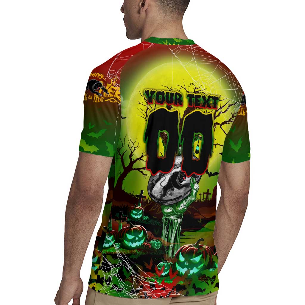We Are Panthers Halloween Rugby Jersey Pumpkin Scary Spooky Season - Aussie Hoodie