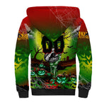 We Are Panthers Halloween Sherpa Hoodie Pumpkin Scary Spooky Season - Aussie Hoodie