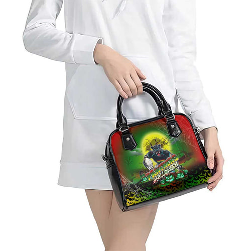 We Are Panthers Halloween Shoulder Handbag Pumpkin Scary Spooky Season - Aussie Hoodie