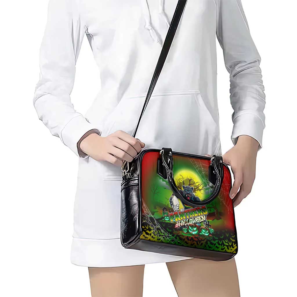 We Are Panthers Halloween Shoulder Handbag Pumpkin Scary Spooky Season - Aussie Hoodie
