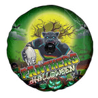 We Are Panthers Halloween Spare Tire Cover Pumpkin Scary Spooky Season - Aussie Hoodie