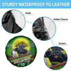 We Are Panthers Halloween Spare Tire Cover Pumpkin Scary Spooky Season - Aussie Hoodie