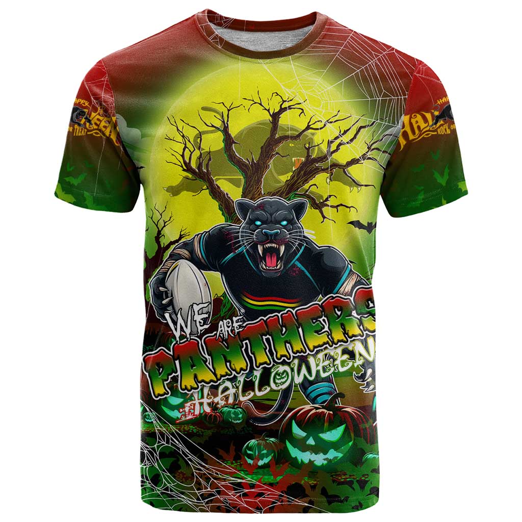 We Are Panthers Halloween T Shirt Pumpkin Scary Spooky Season - Aussie Hoodie