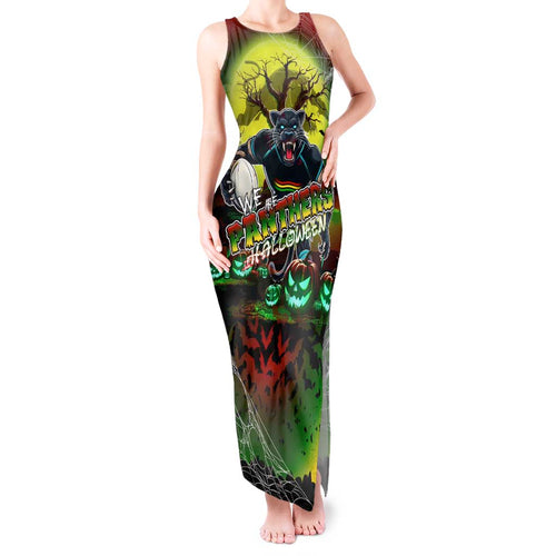 We Are Panthers Halloween Tank Maxi Dress Pumpkin Scary Spooky Season - Aussie Hoodie
