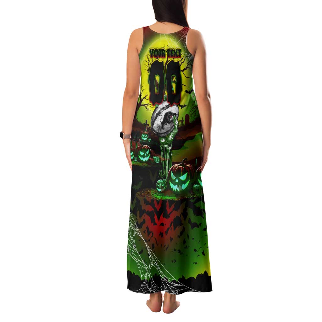 We Are Panthers Halloween Tank Maxi Dress Pumpkin Scary Spooky Season - Aussie Hoodie