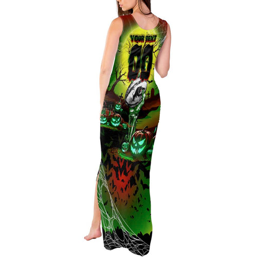 We Are Panthers Halloween Tank Maxi Dress Pumpkin Scary Spooky Season - Aussie Hoodie