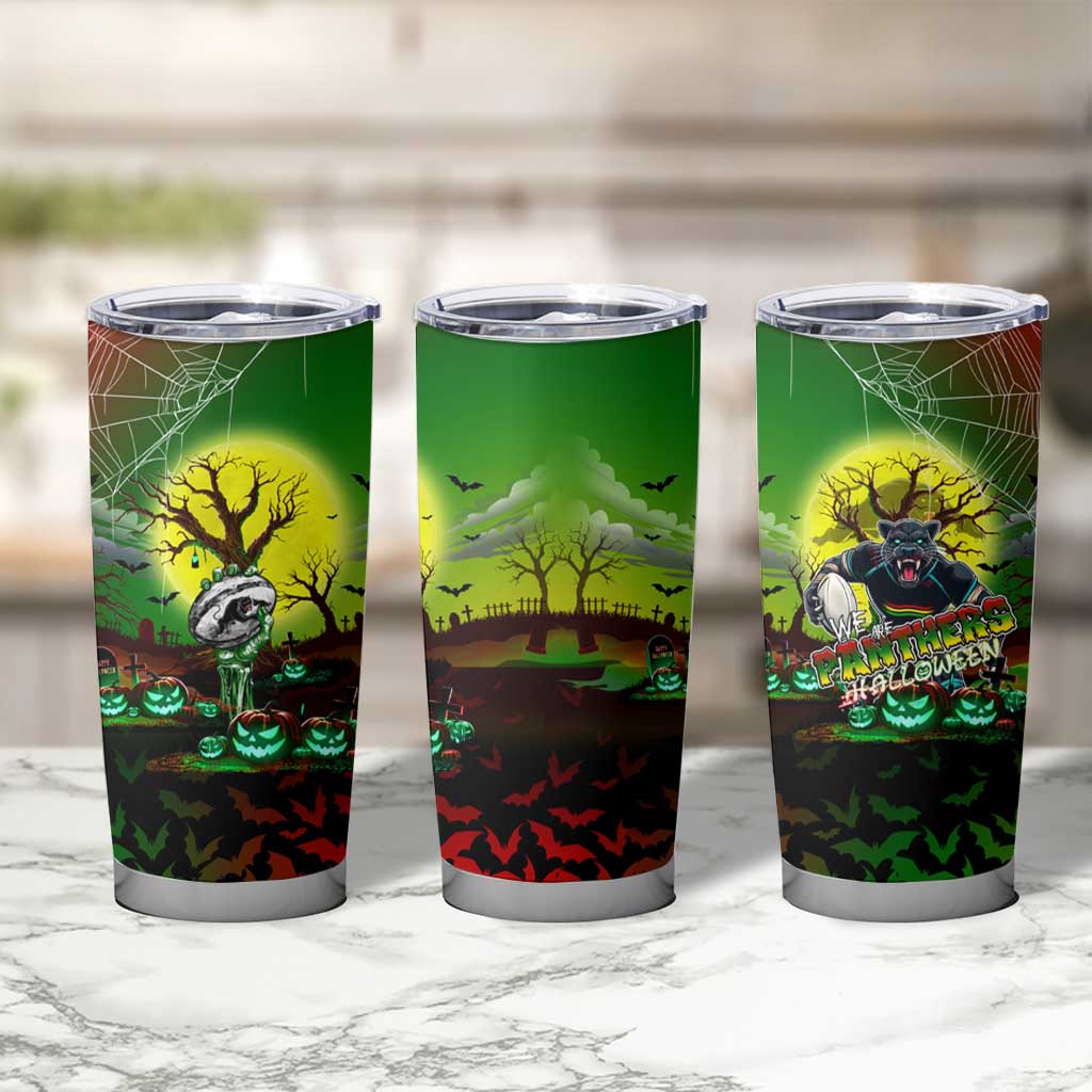We Are Panthers Halloween Tumbler Cup Pumpkin Scary Spooky Season - Aussie Hoodie