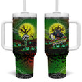 We Are Panthers Halloween Tumbler With Handle Pumpkin Scary Spooky Season - Aussie Hoodie