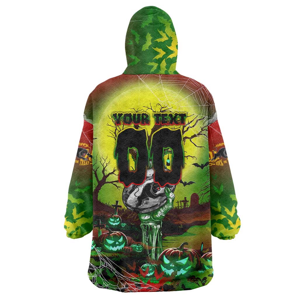 We Are Panthers Halloween Wearable Blanket Hoodie Pumpkin Scary Spooky Season - Aussie Hoodie