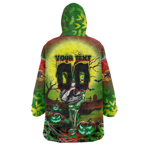 We Are Panthers Halloween Wearable Blanket Hoodie Pumpkin Scary Spooky Season - Aussie Hoodie