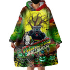 We Are Panthers Halloween Wearable Blanket Hoodie Pumpkin Scary Spooky Season - Aussie Hoodie
