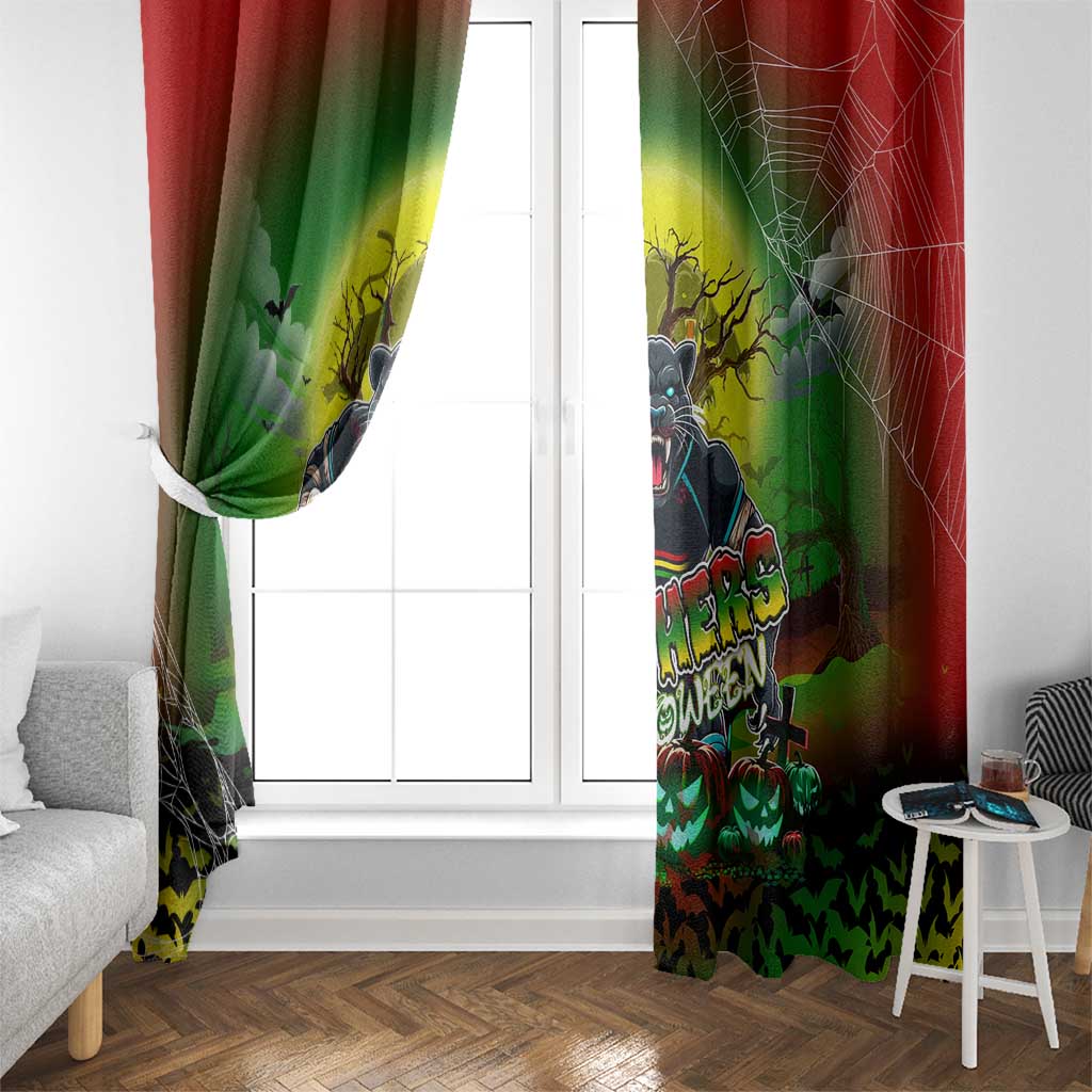 We Are Panthers Halloween Window Curtain Pumpkin Scary Spooky Season - Aussie Hoodie