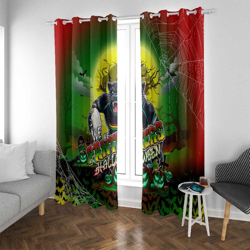 We Are Panthers Halloween Window Curtain Pumpkin Scary Spooky Season - Aussie Hoodie