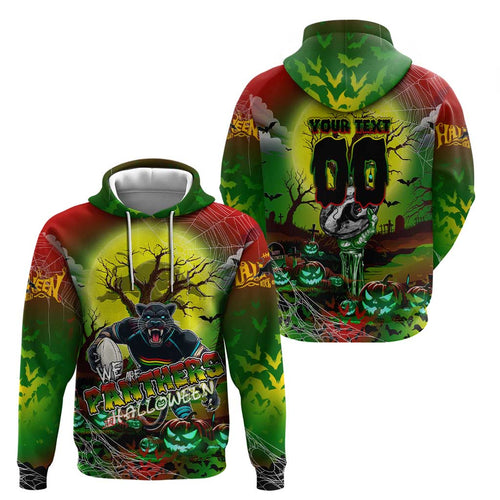 We Are Panthers Halloween Zip Hoodie Pumpkin Scary Spooky Season - Aussie Hoodie