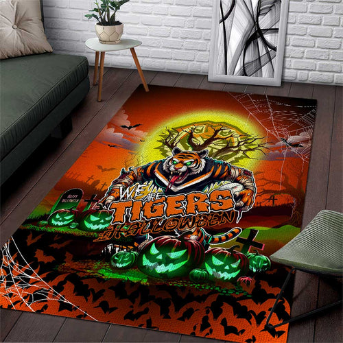 We Are Tigers Halloween Area Rug Pumpkin Scary Spooky Season - Aussie Hoodie