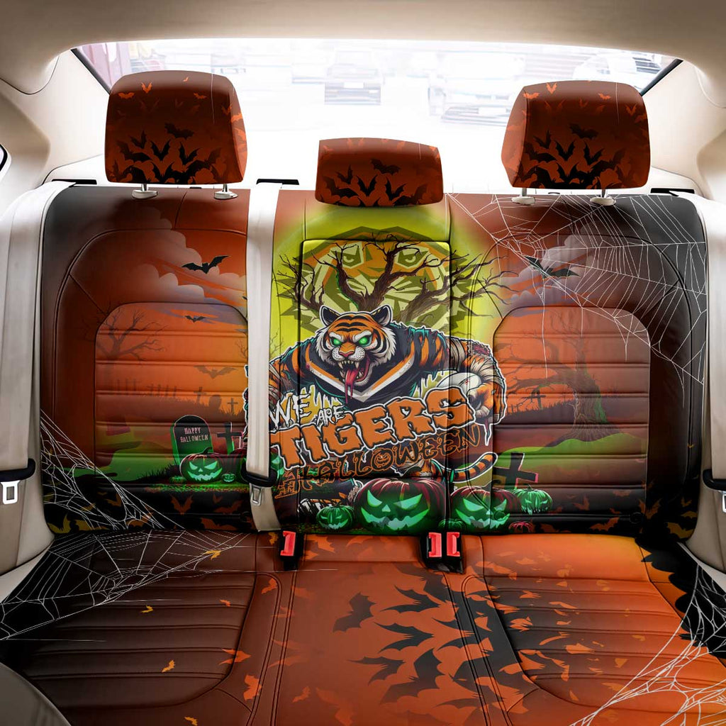 We Are Tigers Halloween Back Car Seat Cover Pumpkin Scary Spooky Season - Aussie Hoodie