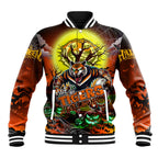 We Are Tigers Halloween Baseball Jacket Pumpkin Scary Spooky Season - Aussie Hoodie