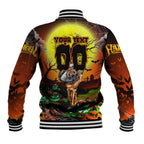 We Are Tigers Halloween Baseball Jacket Pumpkin Scary Spooky Season - Aussie Hoodie
