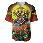 We Are Tigers Halloween Baseball Jersey Pumpkin Scary Spooky Season - Aussie Hoodie