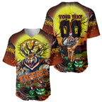 We Are Tigers Halloween Baseball Jersey Pumpkin Scary Spooky Season - Aussie Hoodie
