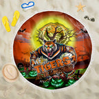 We Are Tigers Halloween Beach Blanket Pumpkin Scary Spooky Season - Aussie Hoodie