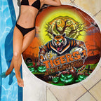We Are Tigers Halloween Beach Blanket Pumpkin Scary Spooky Season - Aussie Hoodie