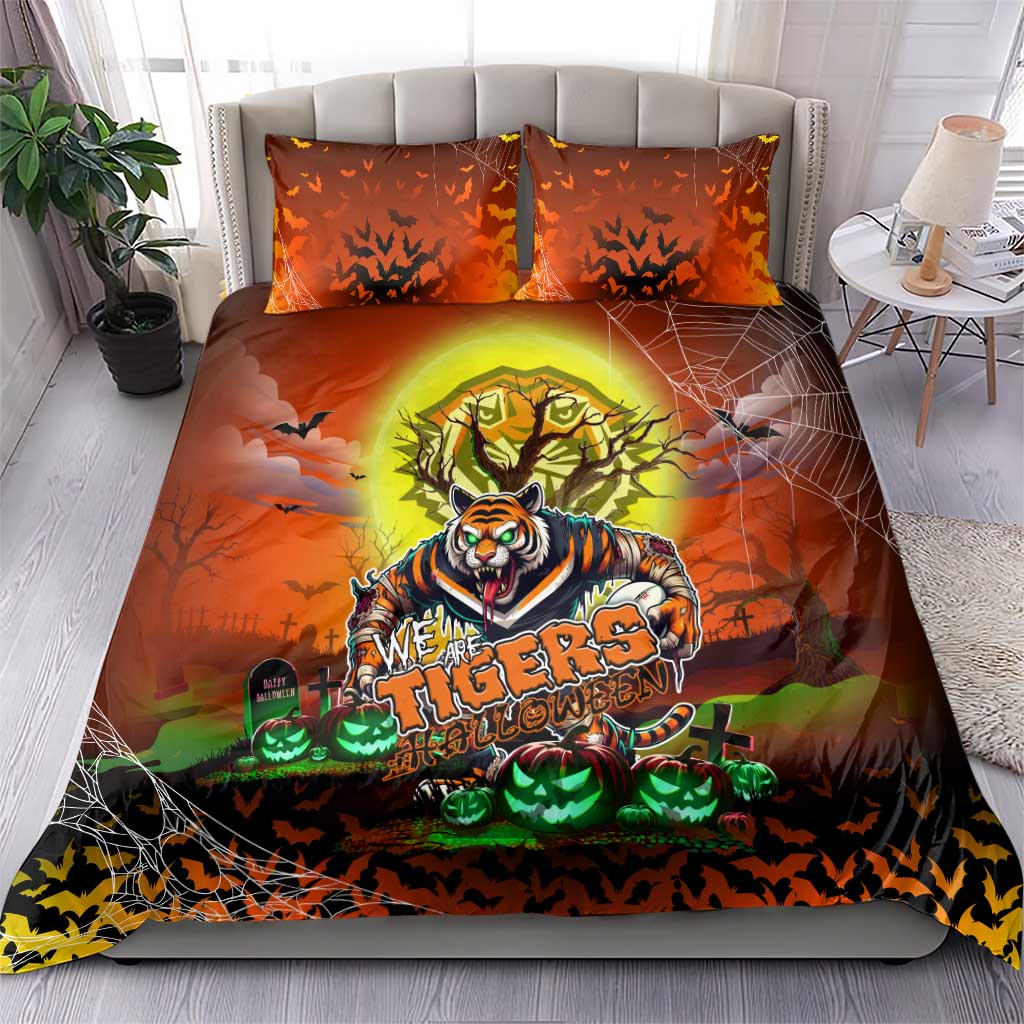 We Are Tigers Halloween Bedding Set Pumpkin Scary Spooky Season - Aussie Hoodie