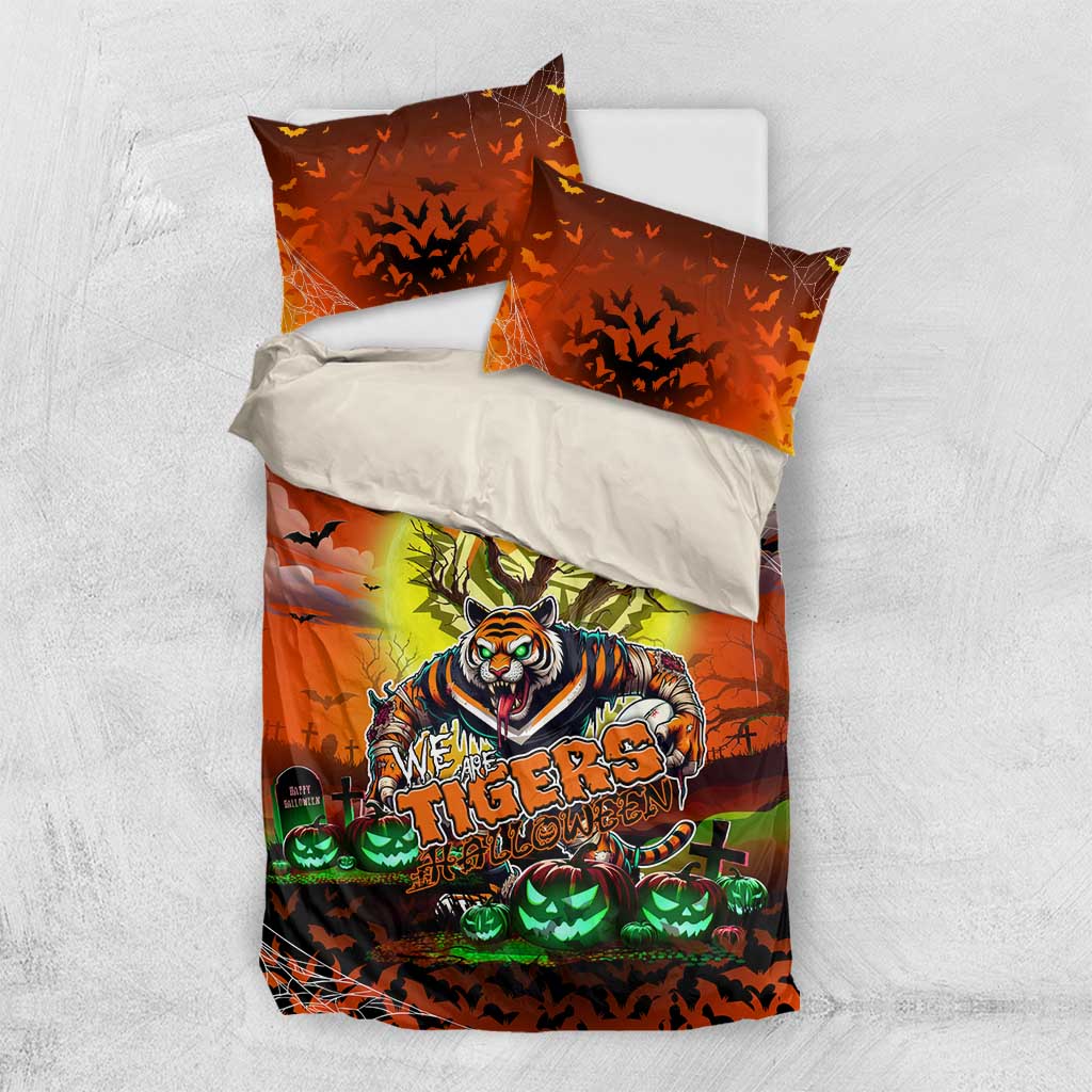 We Are Tigers Halloween Bedding Set Pumpkin Scary Spooky Season - Aussie Hoodie