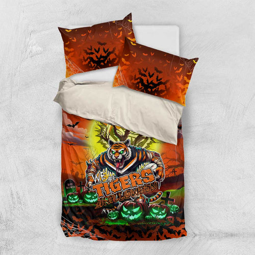 We Are Tigers Halloween Bedding Set Pumpkin Scary Spooky Season - Aussie Hoodie