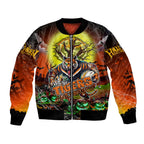 We Are Tigers Halloween Bomber Jacket Pumpkin Scary Spooky Season - Aussie Hoodie