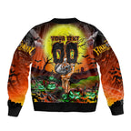 We Are Tigers Halloween Bomber Jacket Pumpkin Scary Spooky Season - Aussie Hoodie