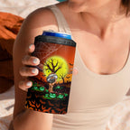 We Are Tigers Halloween 4 in 1 Can Cooler Tumbler Pumpkin Scary Spooky Season - Aussie Hoodie