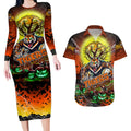 We Are Tigers Halloween Couples Matching Long Sleeve Bodycon Dress and Hawaiian Shirt Pumpkin Scary Spooky Season - Aussie Hoodie