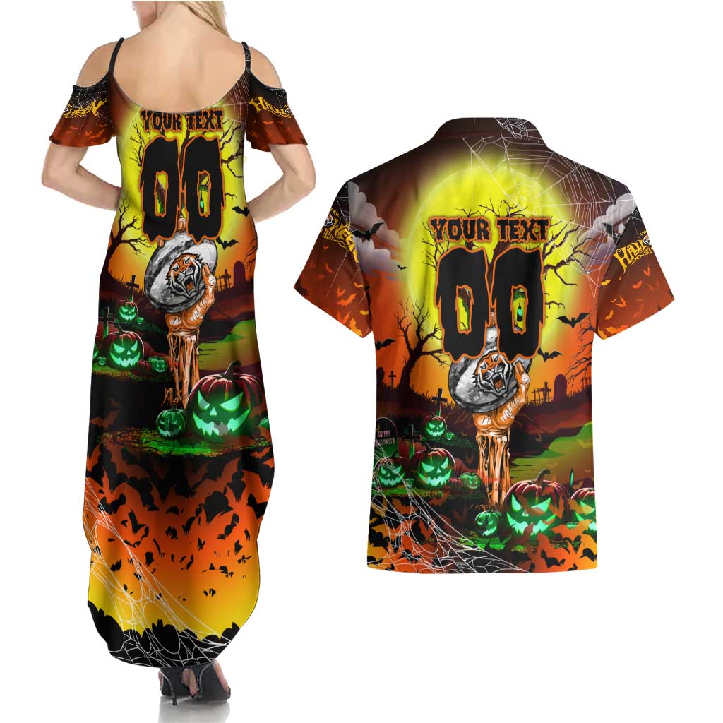 We Are Tigers Halloween Couples Matching Summer Maxi Dress and Hawaiian Shirt Pumpkin Scary Spooky Season - Aussie Hoodie