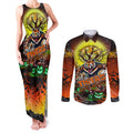We Are Tigers Halloween Couples Matching Tank Maxi Dress and Long Sleeve Button Shirt Pumpkin Scary Spooky Season - Aussie Hoodie