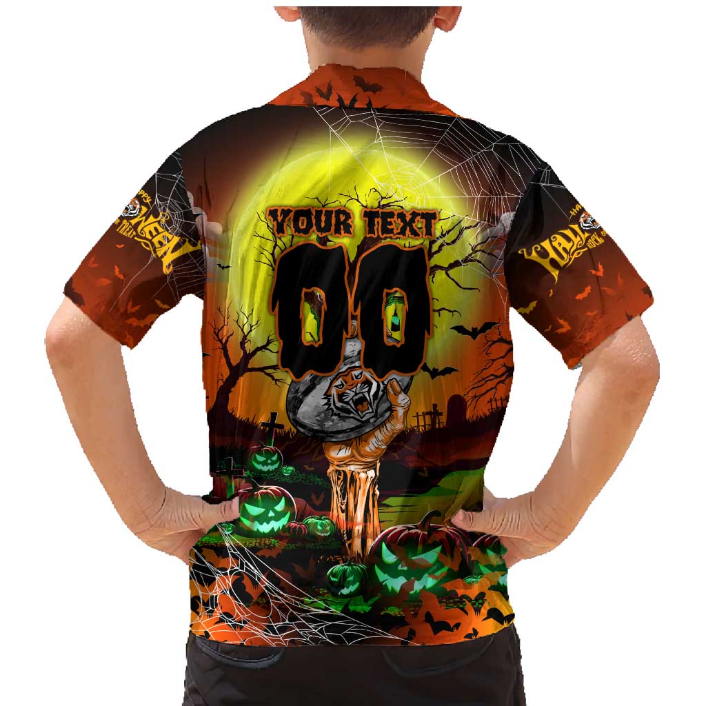 We Are Tigers Halloween Family Matching Mermaid Dress and Hawaiian Shirt Pumpkin Scary Spooky Season - Aussie Hoodie