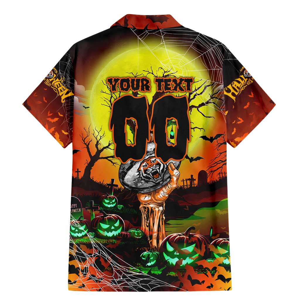 We Are Tigers Halloween Family Matching Mermaid Dress and Hawaiian Shirt Pumpkin Scary Spooky Season - Aussie Hoodie