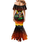 We Are Tigers Halloween Family Matching Mermaid Dress and Hawaiian Shirt Pumpkin Scary Spooky Season - Aussie Hoodie