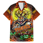 We Are Tigers Halloween Family Matching Off Shoulder Maxi Dress and Hawaiian Shirt Pumpkin Scary Spooky Season - Aussie Hoodie
