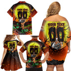 We Are Tigers Halloween Family Matching Off Shoulder Short Dress and Hawaiian Shirt Pumpkin Scary Spooky Season - Aussie Hoodie