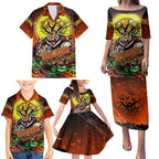We Are Tigers Halloween Family Matching Puletasi and Hawaiian Shirt Pumpkin Scary Spooky Season - Aussie Hoodie